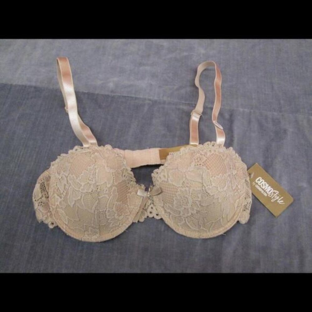 NWT Cosmo Style by Cosmopolitan Womens Nude Bra Size 32 B  BRA ONLY​​​